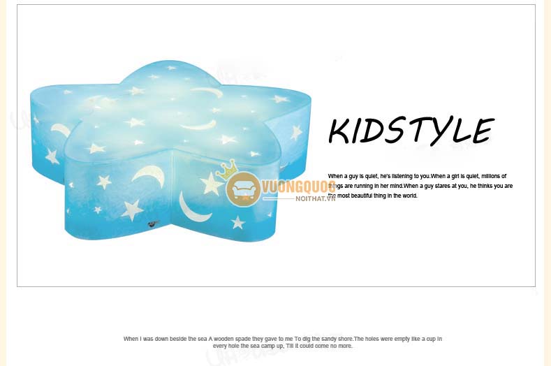 Đèn ốp trần trẻ em ngôi sao xanh uhs101-13